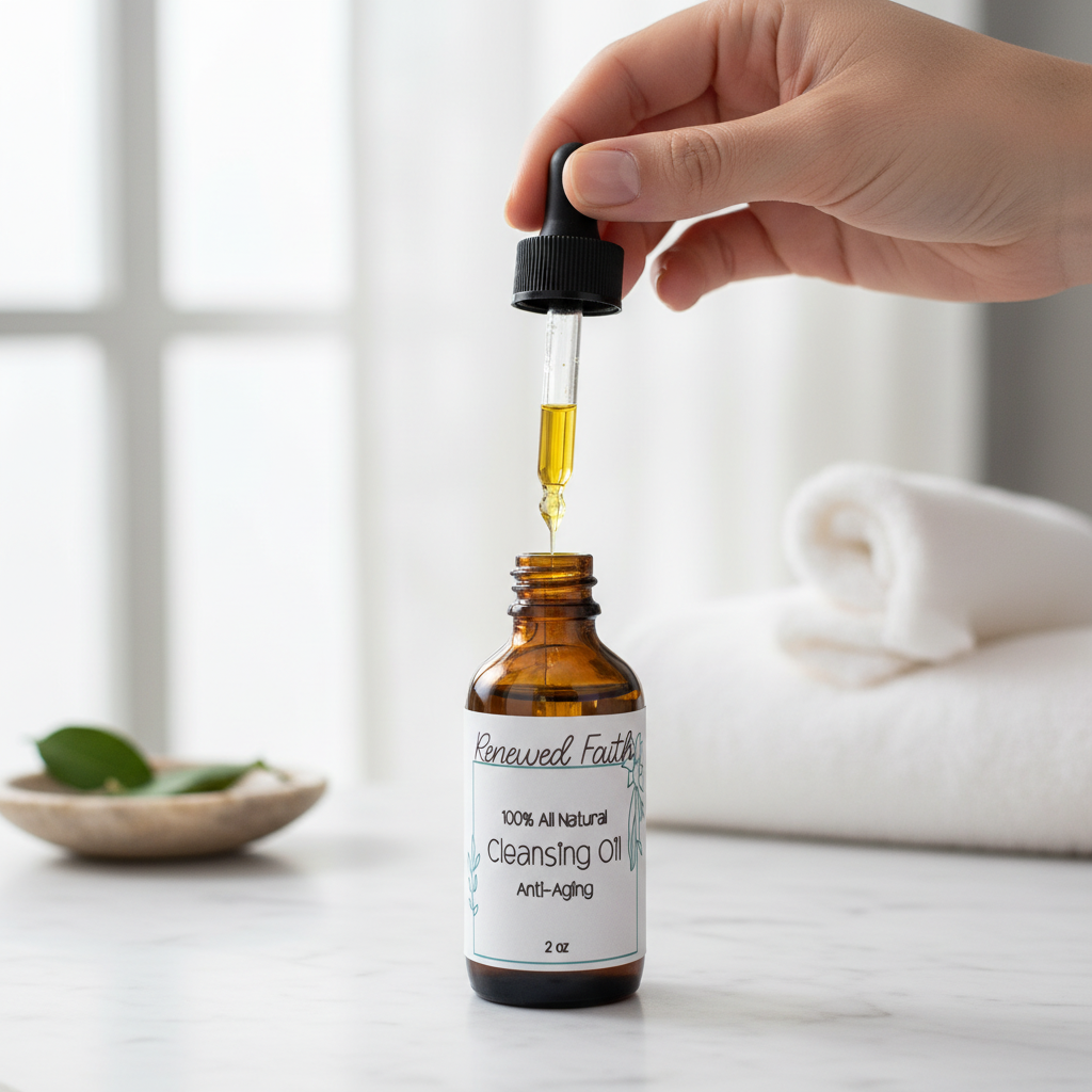 Cleansing Oil Anti-Aging in spa setting