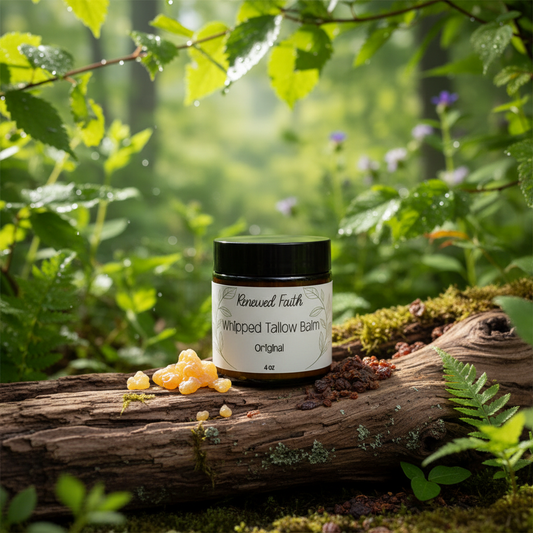 Whipped Tallow Balm Original in nature with exact product