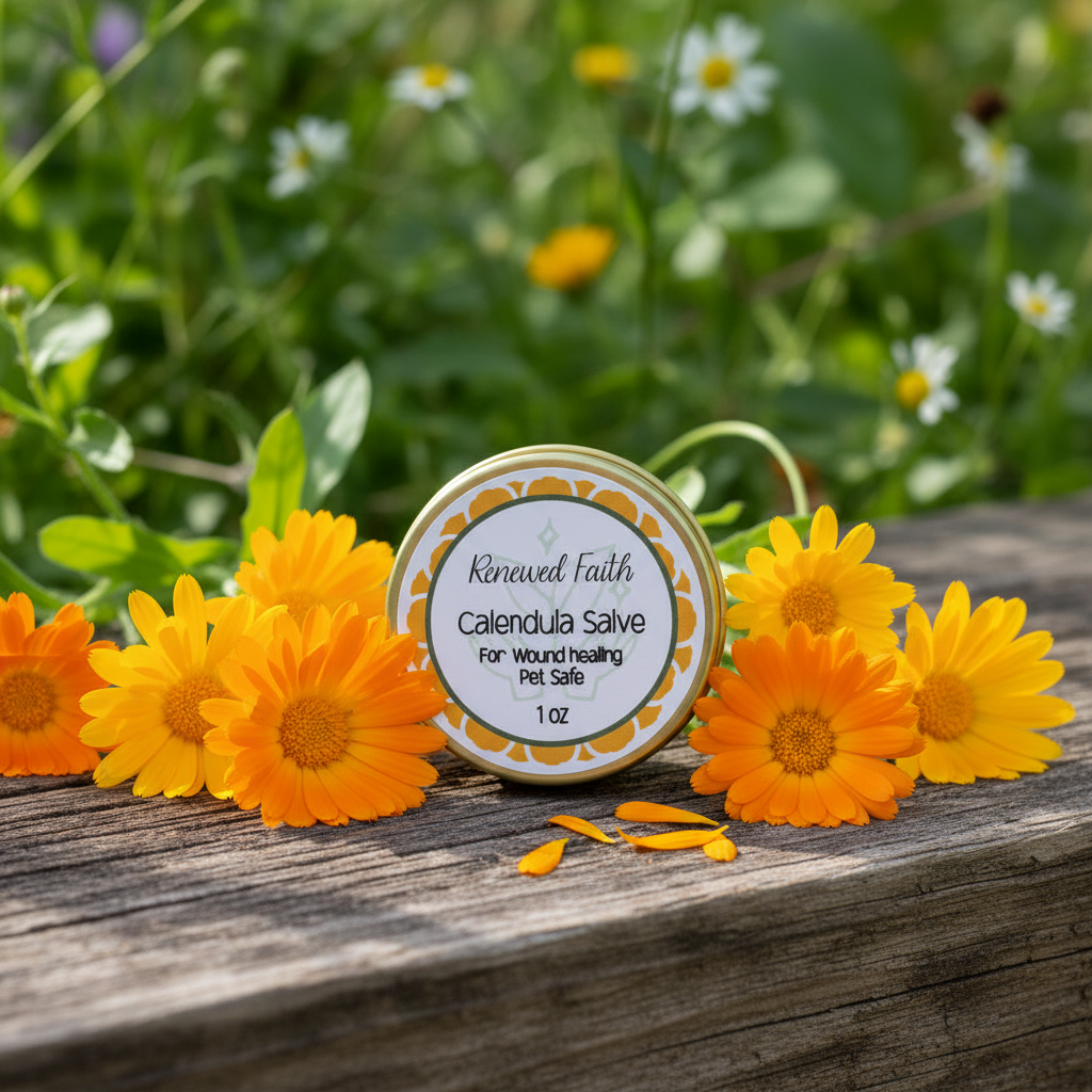Calendula Salve in nature