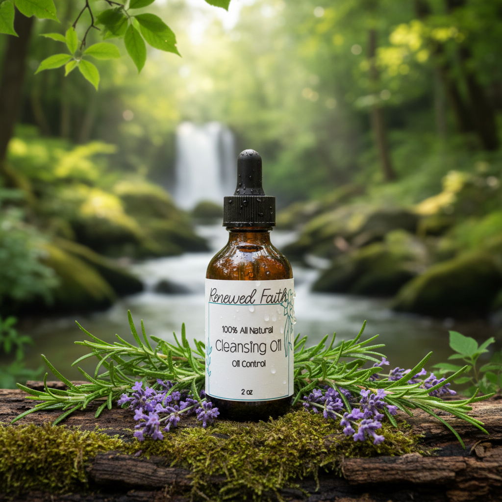 Oil Control Cleansing Oil with Rosemary and Lavender